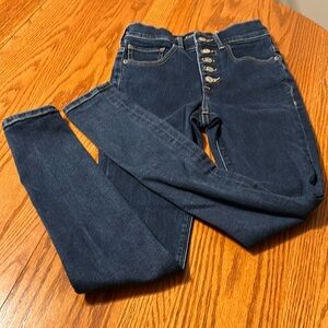 Express Denim Leggings. Size 0